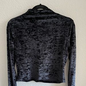 Velvet mock turtleneck size 12